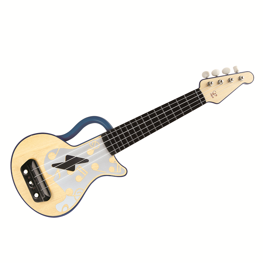 HAPE Музыкальная игрушка Гавайская гитара для детей "Мерцающая укулеле" Синяя E0625_HP