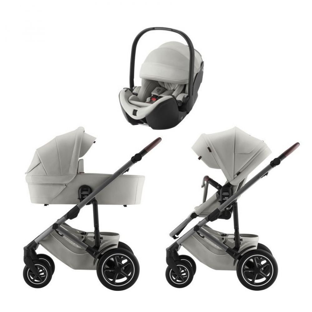 Linen Grey LUX Collection + Автокресло Baby-Safe PRO