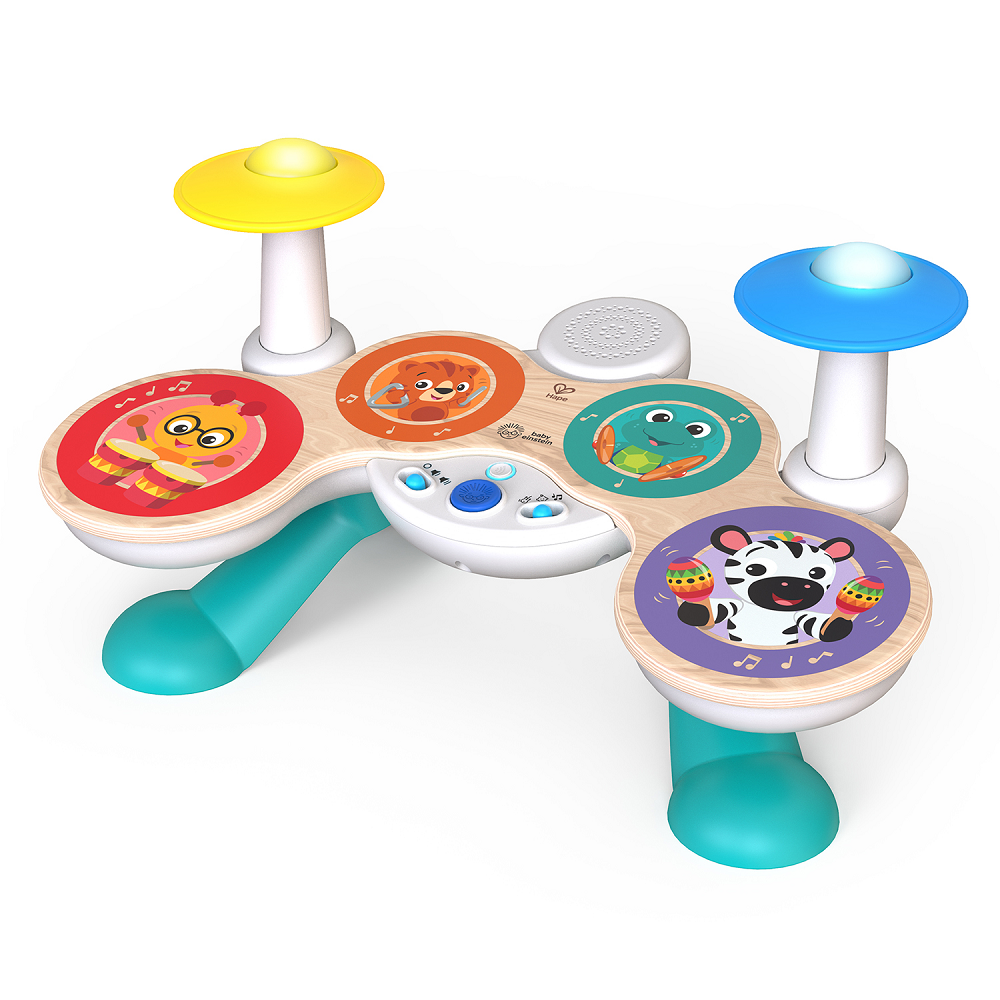 HAPE Серия Волшебное прикосновение - Музыкальная игрушка для малышей "Барабанная установка", сенсорная 12804_HP