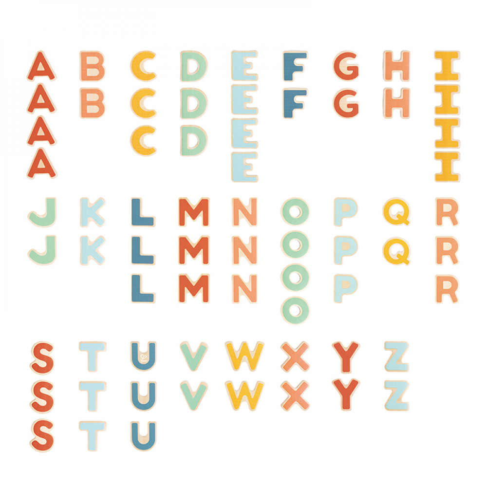 HAPE Деревянные магнитные  буквы (английский алфавит) без мольберта E2003_HP