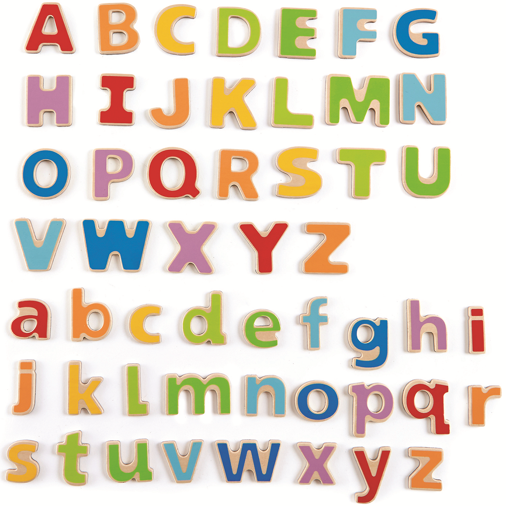 HAPE Игровой набор для детей - магнитные буквы "Английский алфавит" E1047_HP
