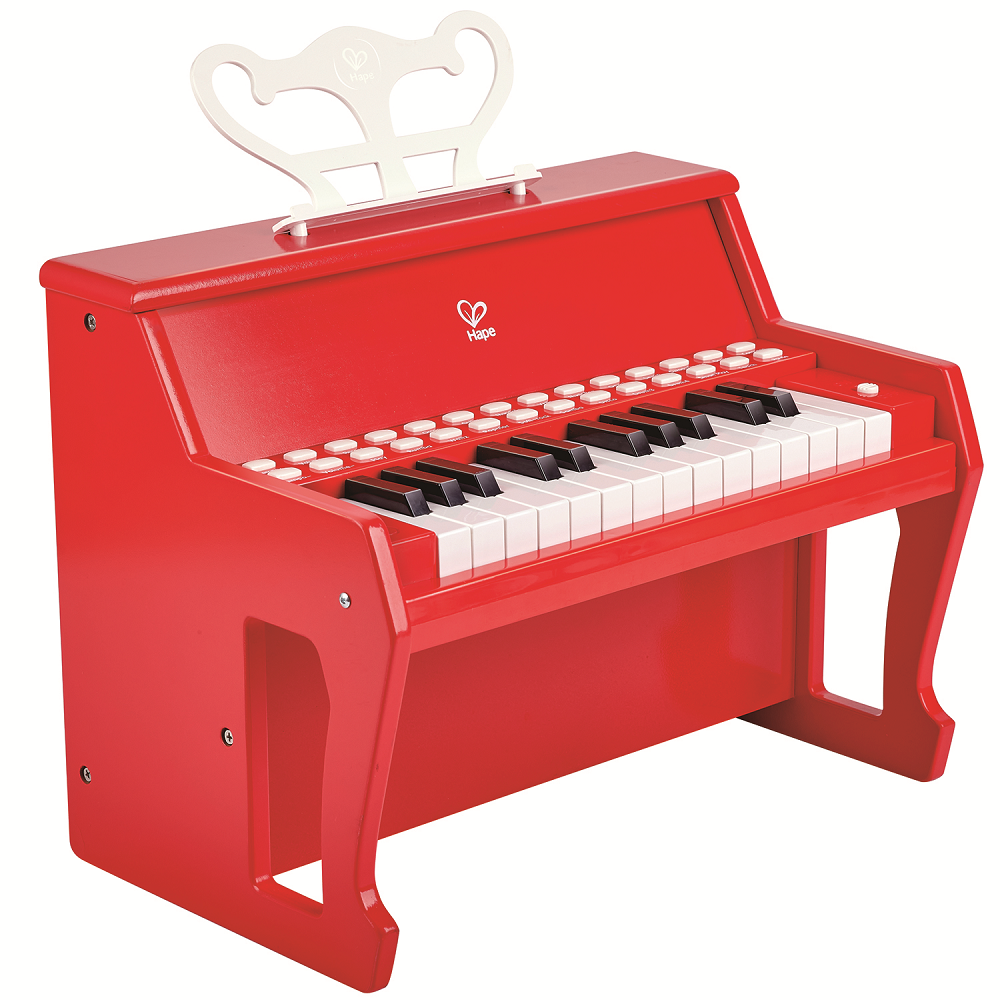 HAPE Музыкальная игрушка Пианино Красный E0628_HP