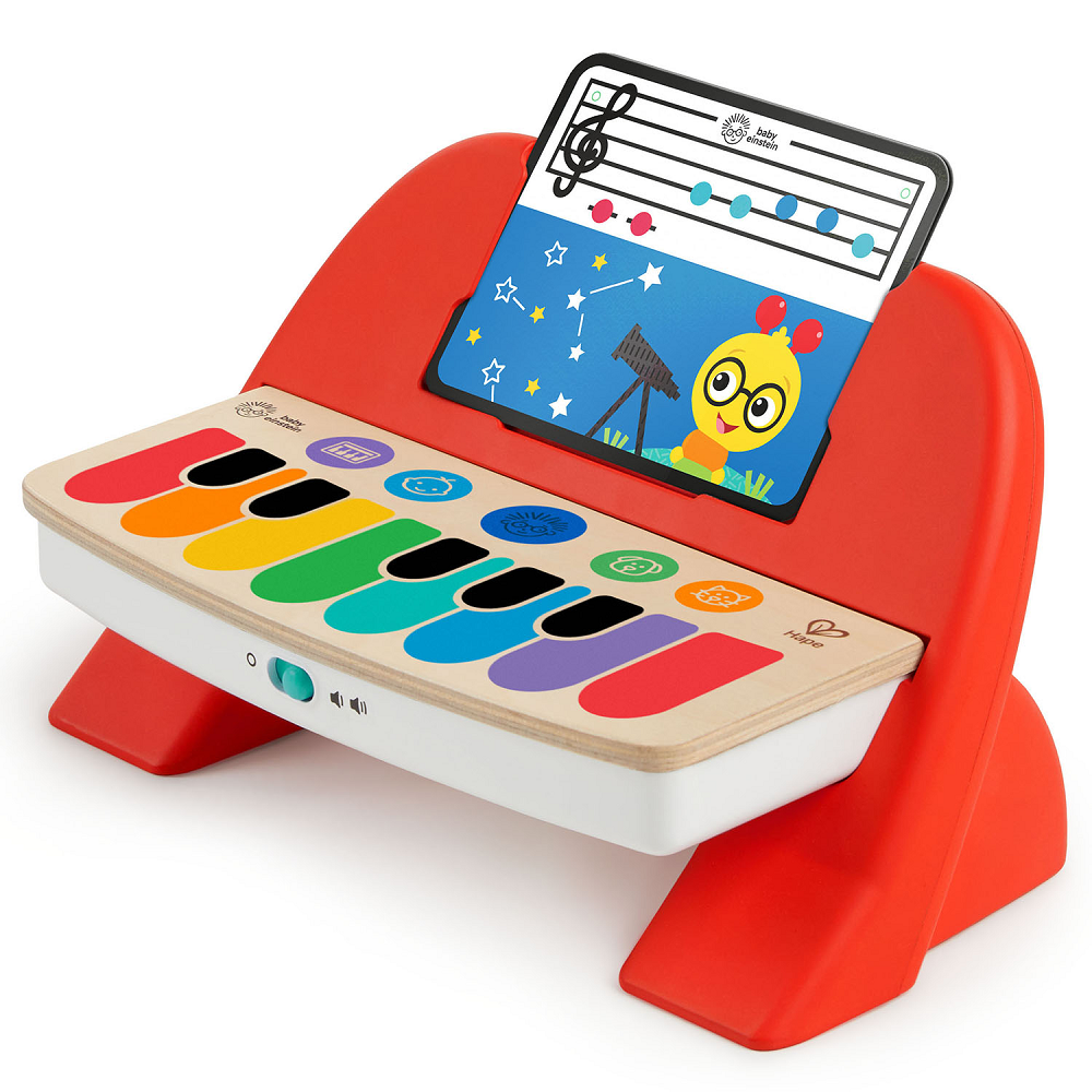 HAPE Серия Волшебное прикосновение - Музыкальная игрушка для малышей "Пианино", 7 клавиш, сенсорное, красное 12577_HP