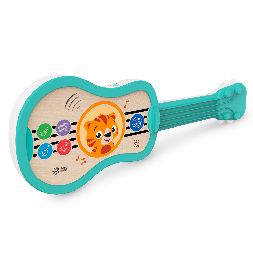HAPE Серия Волшебное прикосновение - Музыкальная игрушка для малышей "Гавайская гитара", сенсорная, голубая 12609_HP