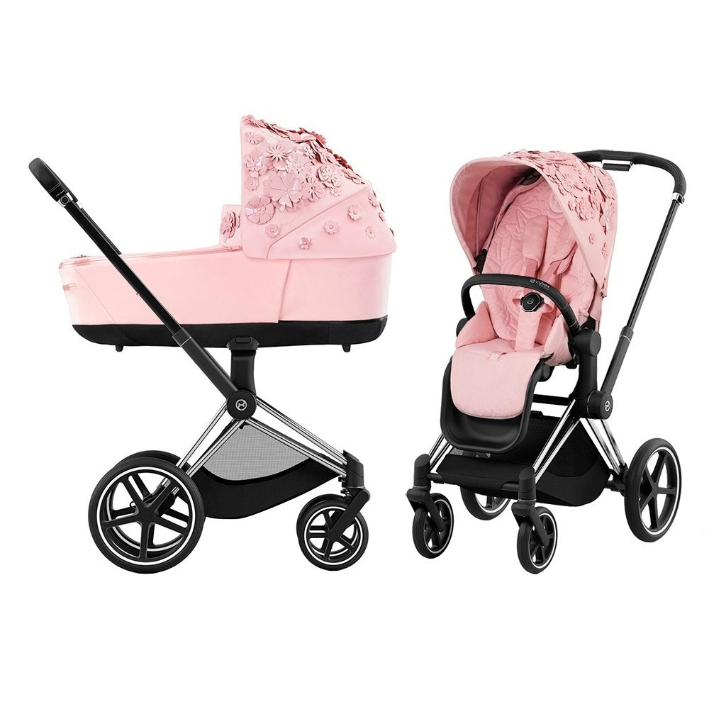 FE Simply Flowers - Chrome Black