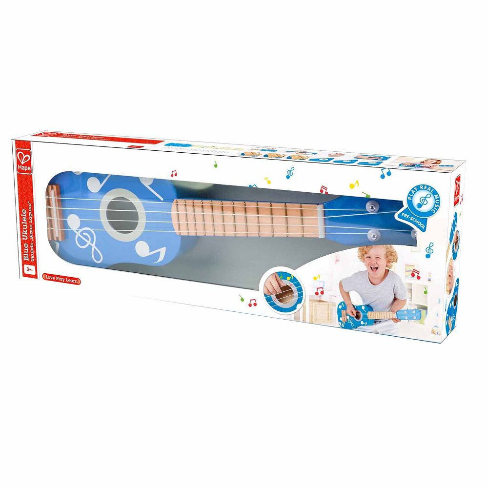 HAPE Музыкальная игрушка Гавайская гитара Голубой E0603_HP