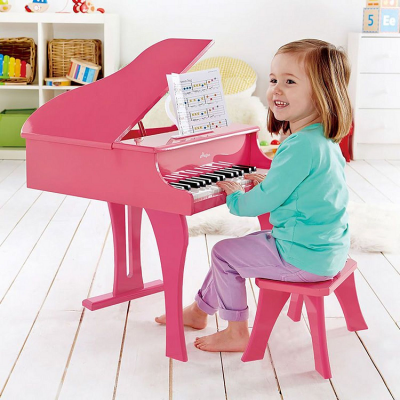 HAPE Музыкальная игрушка Рояль, розовый E0319_HP