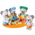 HAPE Игрушки фигурки животных "Семья коал", 4 предмета в наборе E3528_HP