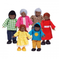 HAPE Набор мини-кукол Счастливая семья Афроамериканская E3501_HP