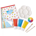HAPE Детский игровой набор для творчества и рисования "Микс цветов" с палитрой для смешивания красок E1069_HP