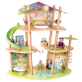 HAPE Кукольный мини-домик "Бамбуковый дом семьи панд" E3413_HP