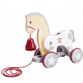 HAPE Игрушка каталка для малышей "Пони" на веревочке, серии "Зверики" E0367_HP