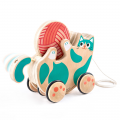 HAPE Игрушка для малышей каталка - погремушка  "Игривый котенок" E0366_HP